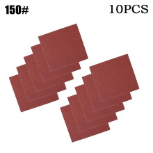 10 st sandpapper sandpapper 60-1000grit sandpapper sandpapper för träbearbetning luftpolerare 110x100mm~14671