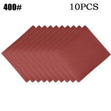 10 st sandpapper sandpapper 60-1000grit sandpapper sandpapper för träbearbetning luftpolerare 110x100mm~14675