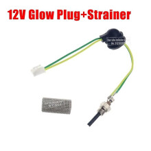 1 set 12V/24V 88W-98W autoverwarmingsgloeibougie + branderzeef + sleutel + pakking voor Eberspacher