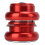 Testa di sterzo da bici da 34 mm a doppio cuscinetto rossa per MTB/strada 7