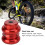 Testa di sterzo da bici da 34 mm a doppio cuscinetto rossa per MTB/strada 12