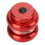Testa di sterzo da bici da 34 mm a doppio cuscinetto rossa per MTB/strada 15