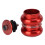 Testa di sterzo da bici da 34 mm a doppio cuscinetto rossa per MTB/strada 9