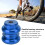 Testa sterzo da bici Viaron da 34 mm, cuscinetti doppi, blu 8