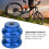 Testa sterzo da bici Viaron da 34 mm, cuscinetti doppi, blu 10