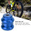 Testa sterzo da bici Viaron da 34 mm, cuscinetti doppi, blu 11