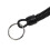 Cordon porte-clés élastique rétractable noir équipement de pêche accessoire de sécurité anti perte 11