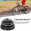 Testa sterzo in lega di alluminio 44mm-55mm forcella nera a cono 9