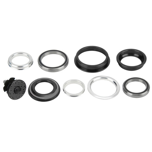 Testa sterzo in lega di alluminio 44mm-55mm forcella nera a cono