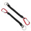 Cordón retráctil rojo para pesca, cuerda elástica de 19 g 7