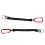 Cordón retráctil rojo para pesca, cuerda elástica de 19 g 8