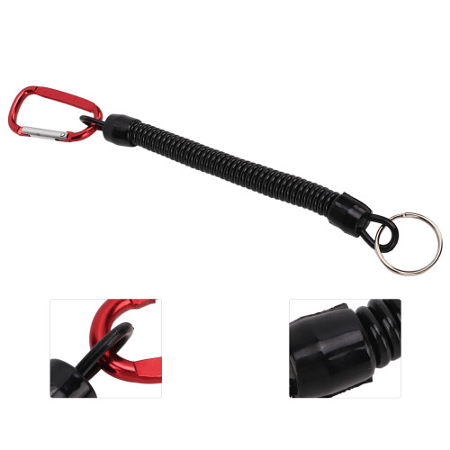 Cordón retráctil rojo para pesca, cuerda elástica de 19 g 2