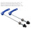 Bleu 145mm/185mm Attaches rapides avant/arrière 7