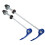 Bleu 145mm/185mm Attaches rapides avant/arrière 16