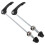 Axes à serrage rapide noirs avant/arrière 145/185mm 6