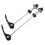 Axes à serrage rapide noirs avant/arrière 145/185mm 4
