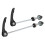 Axes à serrage rapide noirs avant/arrière 145/185mm 1
