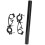 Collier de guidon en tube de carbone 22,2-31,8 mm 4