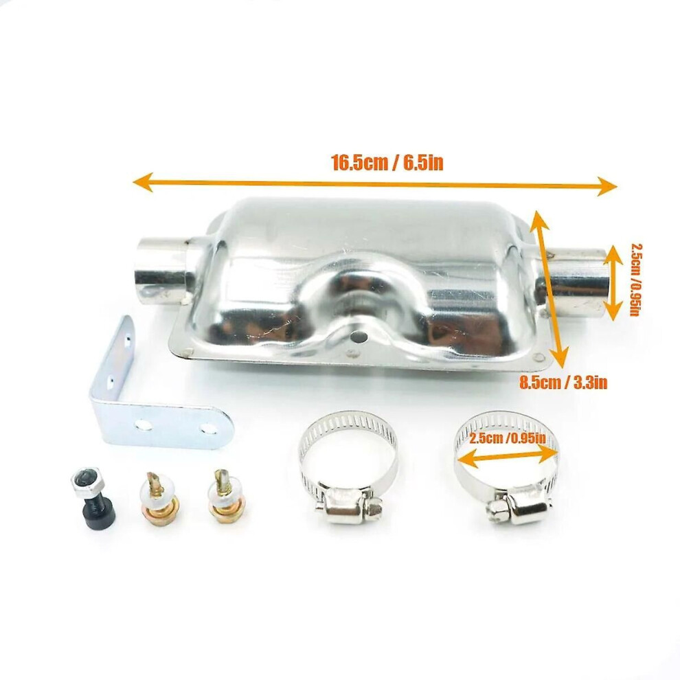 Silencieux de 24 mm, support de serrage amélioré, chauffage de stationnement diesel pour voiture, tuyau
