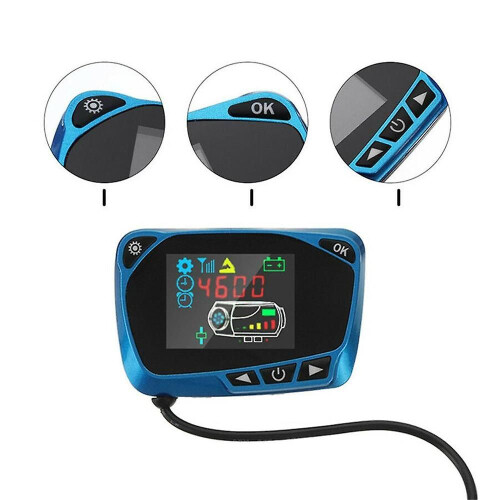 12/24V parkeerverwarming LCD-controller schakelaar grote automonitor spoorluchtverwarmer auto-accessoires