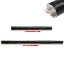 100cm 24/42/60/76/90mm Luftkanal Avgasfläkt Aluminium Korrugerad Slang Utloppsrör Bil Luftkonditionering