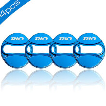 4 pezzi Copri serratura portiera auto Emblema auto adatto per KIA RIO 3 4 Accessori in acciaio inossidabile