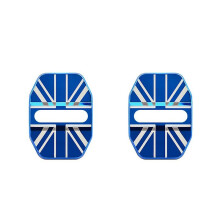 Hebillas de puerta de metal con cubierta antioxidante para Mini Cooper Hatchback F55 F56 R55 R56 R56