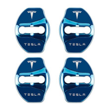 4 pezzi Copri serratura portiera auto Emblemi auto Custodia auto - Styling per Tesla Model 3 XY Accessori