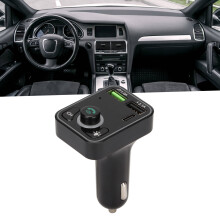 Mini Auto-Ladeadapter mit LED-Bildschirm, Bluetooth 5.0, USB und 32GB Unterstützung