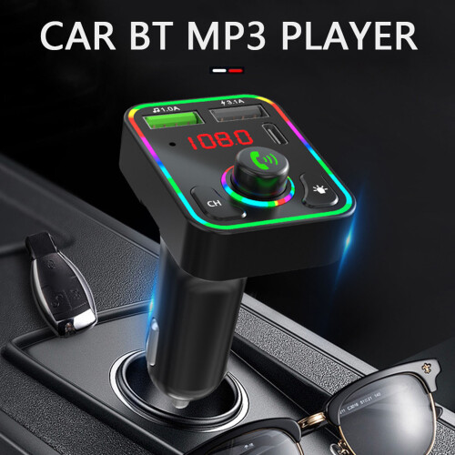 Mini Auto-Ladeadapter mit LED-Bildschirm, Bluetooth 5.0, USB und 32GB Unterstützung 2