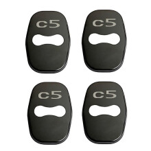 Lot de 4 couvercles de serrure de porte de voiture, emblème de voiture adapté aux accessoires en acier