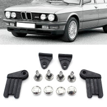 2 set bakre solskydd markis reparation gardin solskydd blindklämmor fäste kit för BMW E38 E39 E46 E60