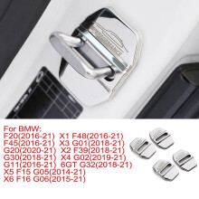 4 st. bildörrlåsskydd spänne fodral tillbehör för BMW F20 F45 G20 G30 G11 G32 X3 G01 X5 F15 G05 X6