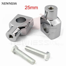 Motorcykel 7/8" 1" Styrklammer Aluminium för Harley Custom Springer Bobber Chopper 22mm 25mm
