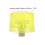 5 pezzi di teste in gomma per martello M8x1 Ø40 mm trasparente giallo 5