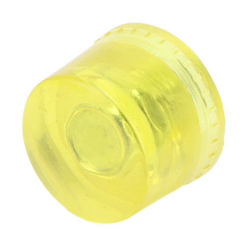 5 teste in gomma M8x1 Ø30 mm giallo trasparente 2