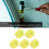 5 pezzi di teste in gomma per martello M8x1 Ø40 mm trasparente giallo 7
