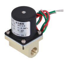 DF2 3 B Válvula solenoide de latón 2W2P, 3mm, M10, AC36V