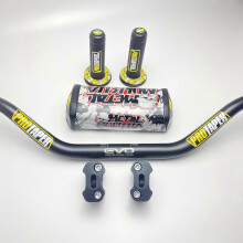 Styre PRO knutpaket Fat Bar 1-1/8" Dirt Pit Bike Motocross Motorcykelstyre 810 mm längd 28,5 mm