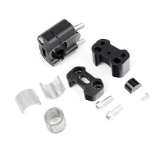 Par CNC 22mm 28mm Offroad Motorcykel Skenklämmor Styre Adapter för 7/8" 1-1/8 Pit Dirt Motorcykel ~