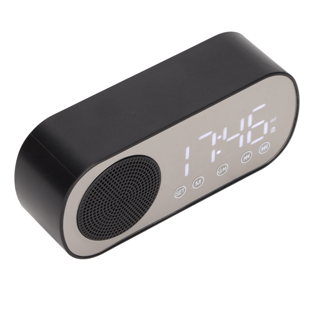 Radio Alarm Clock Dual Alarm Clock Portable Digital Alarm Clock With Bt Speaker For Reading Cooking Horse Riding 8751321788277