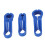 ABS Azul/Blanco 16 piezas Desconector de línea de combustible 6-22mm 10