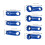 ABS Azul/Blanco 16 piezas Desconector de línea de combustible 6-22mm 3
