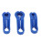 ABS Azul/Blanco 16 piezas Desconector de línea de combustible 6-22mm 9