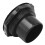 4 piezas deflectores de aire para salpicadero 70 mm/60 mm negro ABS 4