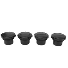 4 piezas deflectores de aire para salpicadero 70 mm/60 mm negro ABS