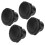 4 piezas deflectores de aire para salpicadero 70 mm/60 mm negro ABS 14