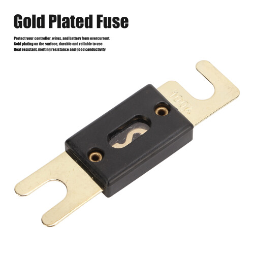 Fusibile a lama ANL 100A Taglia Grande Nero Set da 5 pezzi 2
