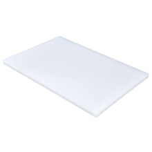 Tampon de poinçonnage pour cuir DIY en plastique blanc 300x200x15 mm