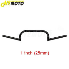 Gatucykel Motorcykel 7/8" och 1" Svart Clubman Styre Styre 22mm 25mm Styre för Harley Cafe